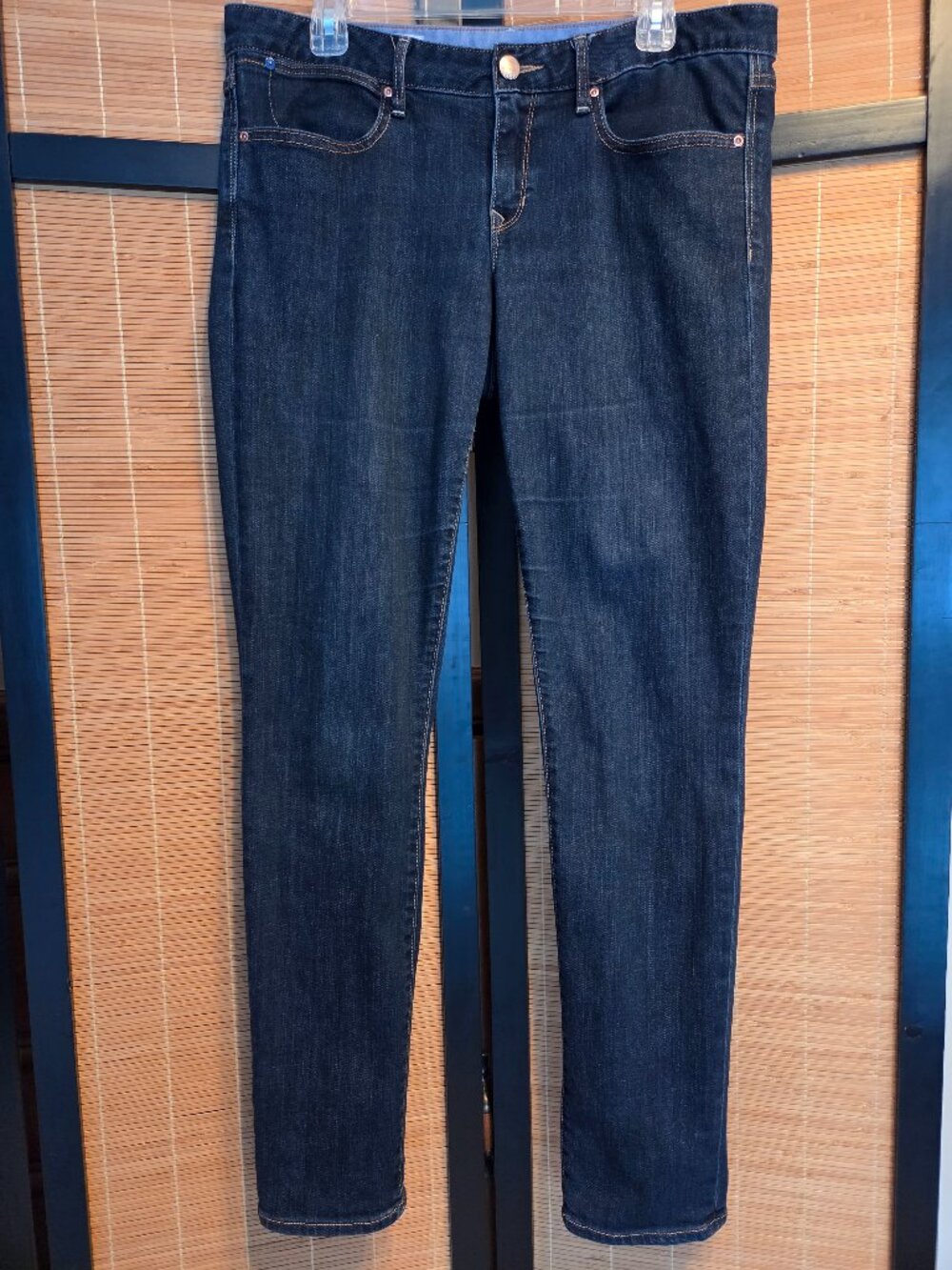 Gap 1969 Women Size 31/12 Jeans Always Skinny Dark Blue Denim Stretch Cottage